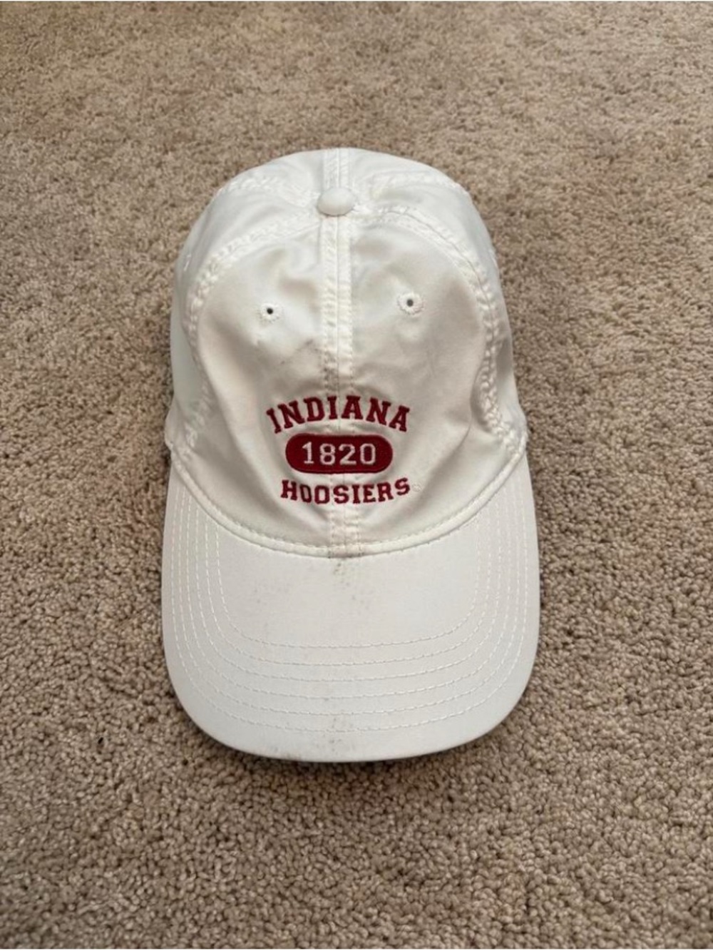 Indiana Hoosiers 1820 White Baseball Cap